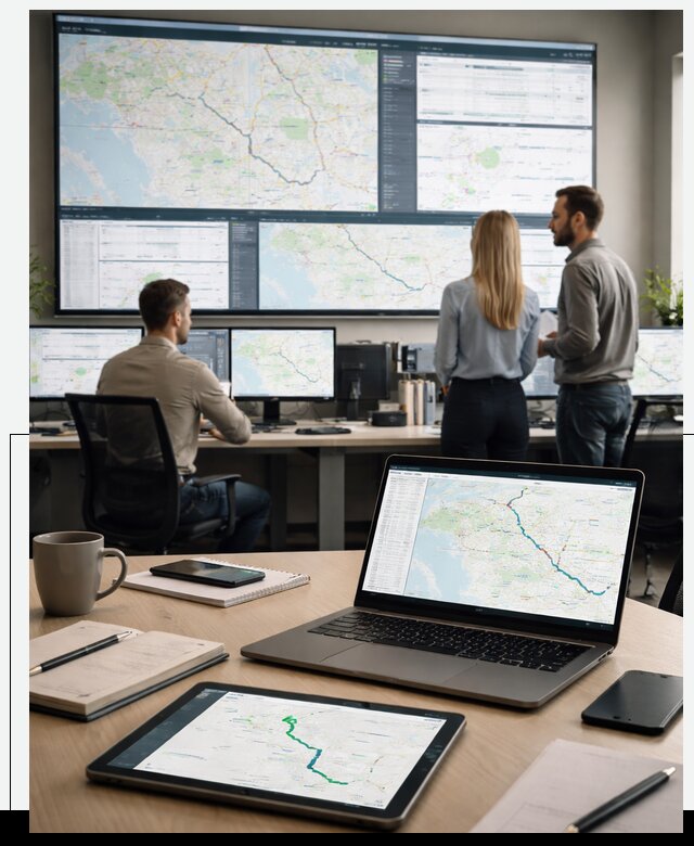 Трекинг грузов и Fleet Management, мониторинг автопарка в Железногорске