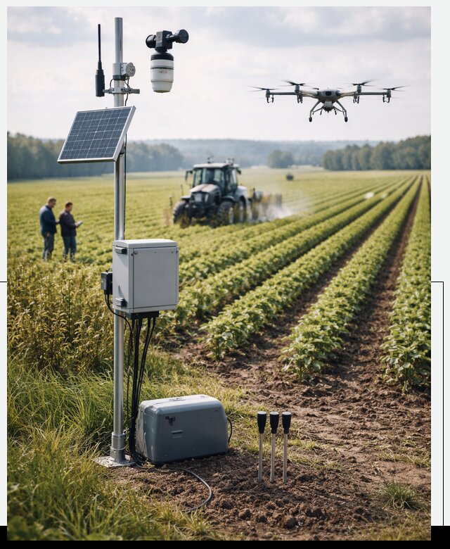 Разработка IoT мониторинга полей в Железногорске от 8786 р. | АвикейЖлр