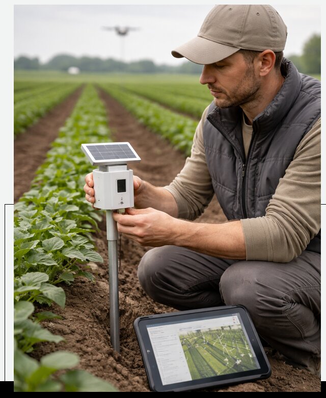 IoT мониторинг сельскохозяйственных полей и контроля в Железногорске